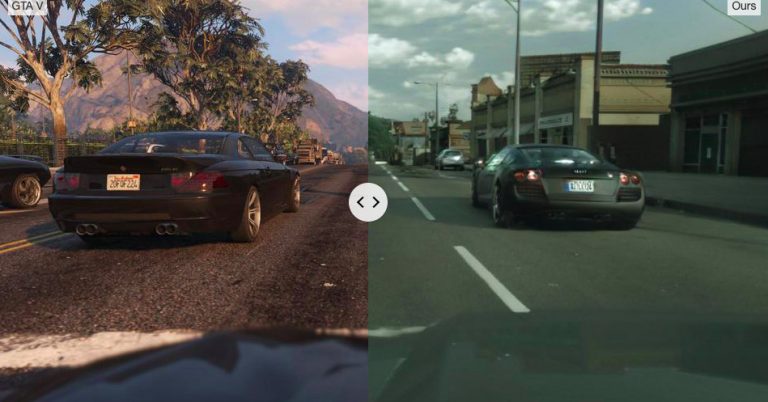Intel is using machine learning to make GTA V look incredibly, unsettlingly realistic