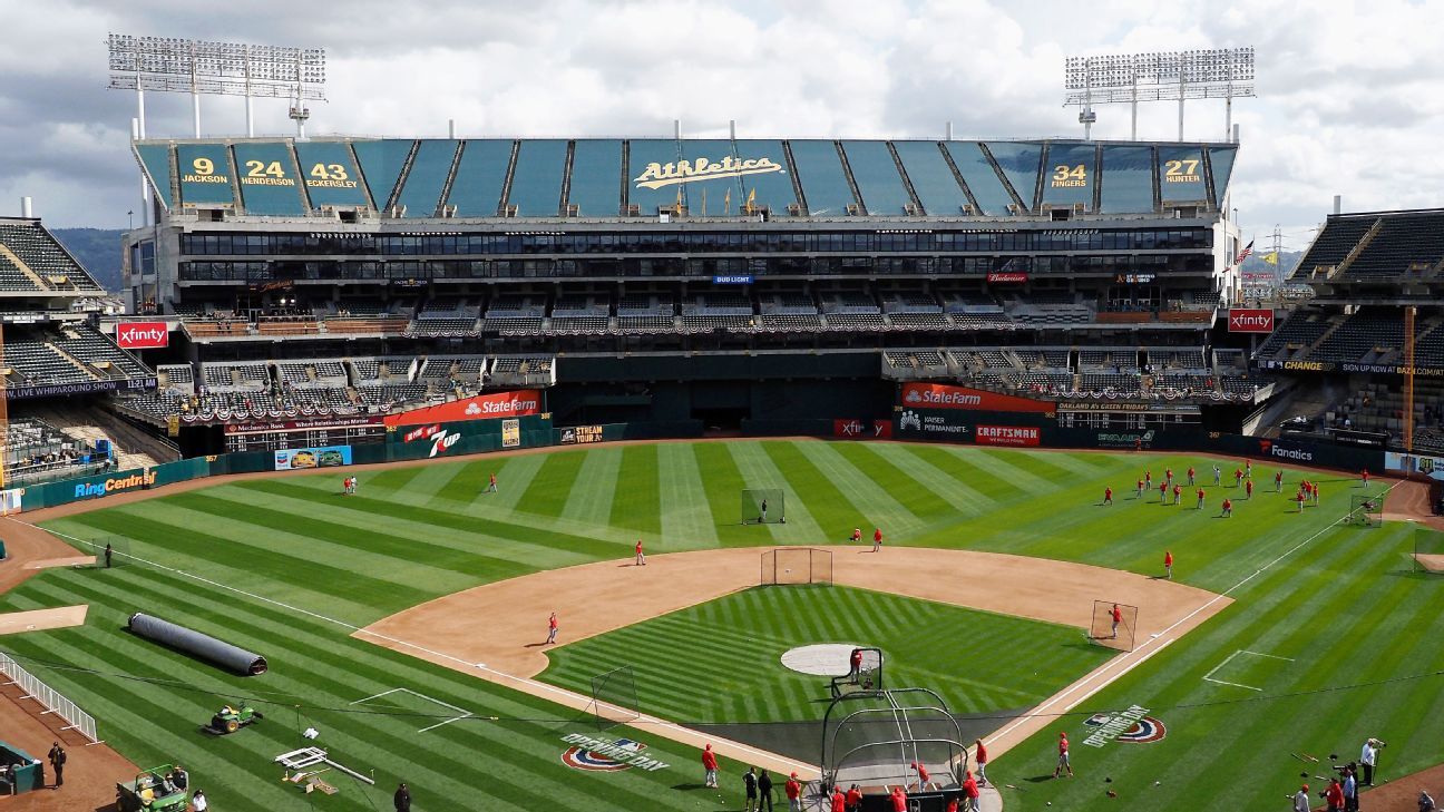 Oakland Athletics to start looking at relocating elsewhere