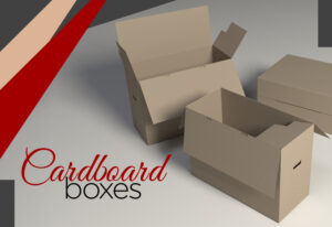 cardboard boxes