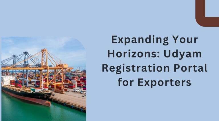 Expanding Your Horizons Udyam Registration Portal for Exporters
