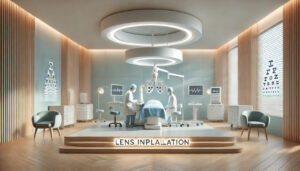 Lens implantation